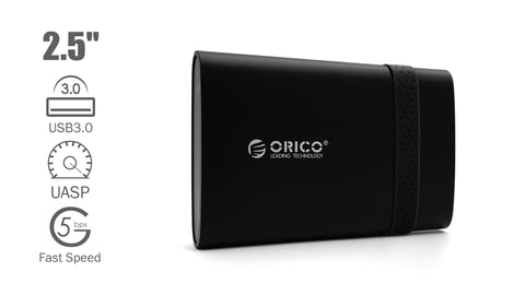 Orico 160GB USB 3.0 Externe 2.5" Festplatte 2538U3 - schwarz