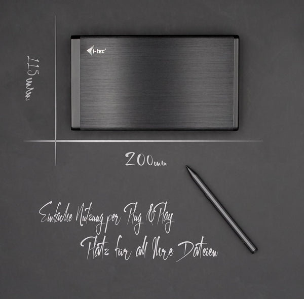 i-Tec 400GB Externe Festplatte 3.5