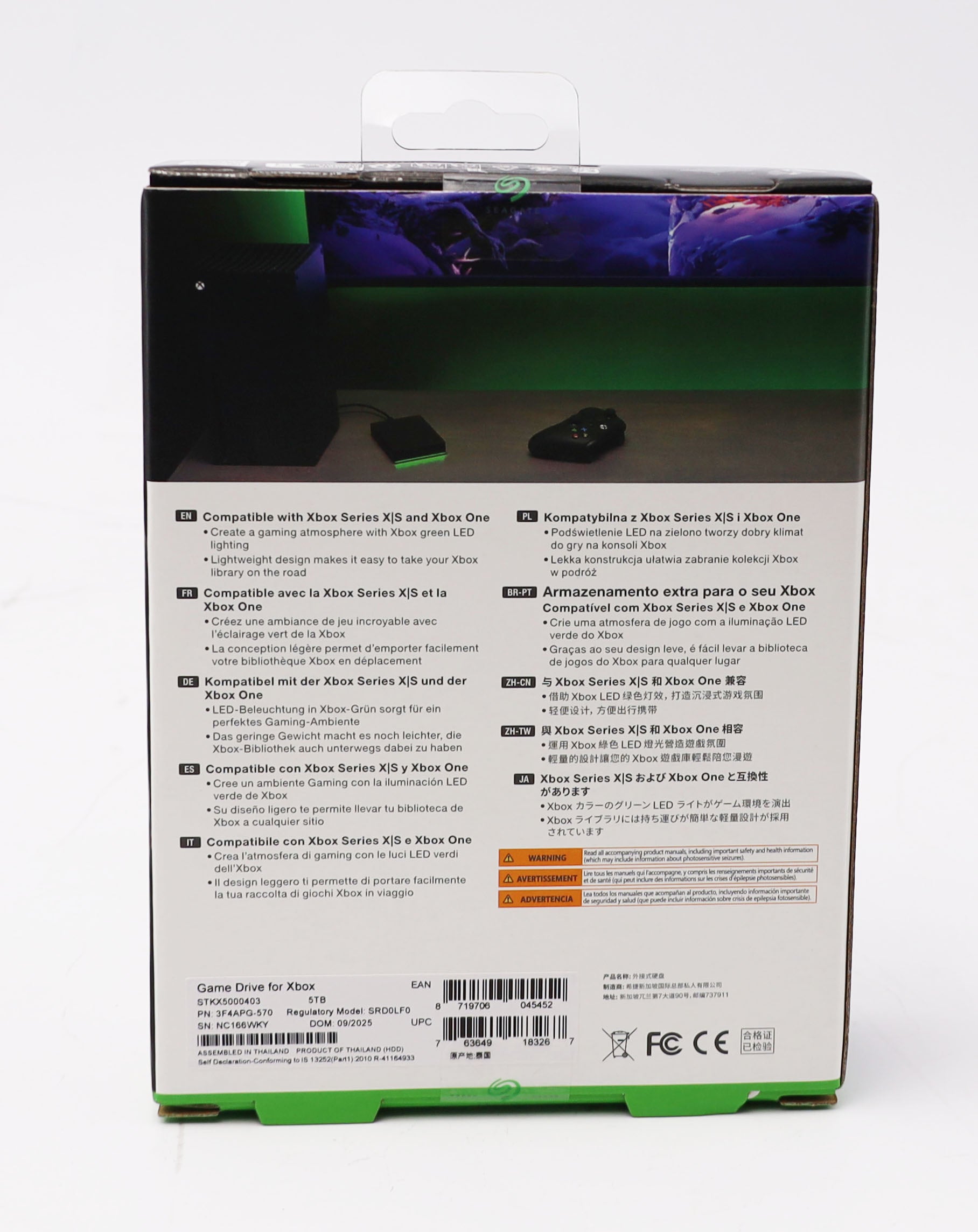 Seagate Game Drive STKX5000403 Externe Festplatte für Xbox 5 TB USB 3.2