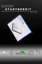 MD25U3 silver Hurricane 500GB 2.5 Zoll Externe tragbare Festplatte USB 3.0 External HDD Mobile Speicherplatte für Fotos smart TV PC Laptop Computer ps4 ps5 Xbox kompatibel mit Windows Mac OS Linux