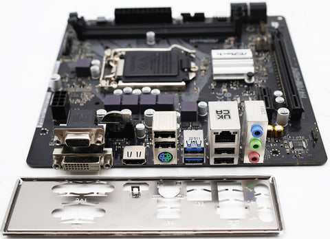 ASRock H470M-HDV Mainboard Intel 1200 MicroATX DDR4 HDMI VGA DVI-D