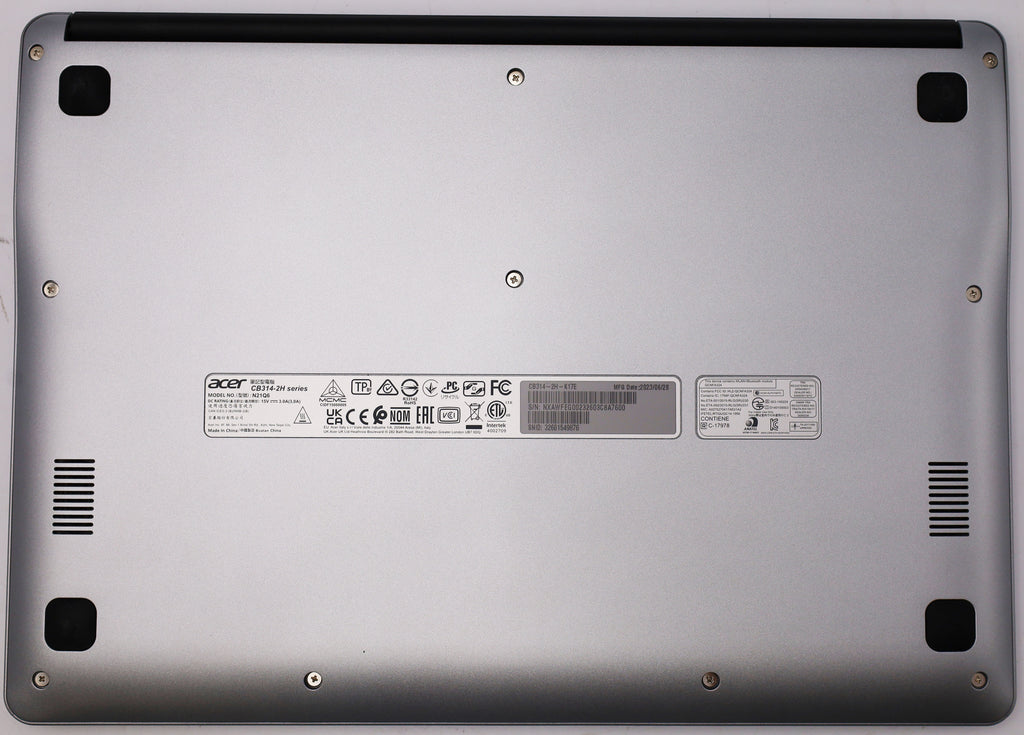 Acer Chromebook 314 Laptop 14 CB314-2H-K17E silber MT8183 4GB RAM 64GB Flash DE