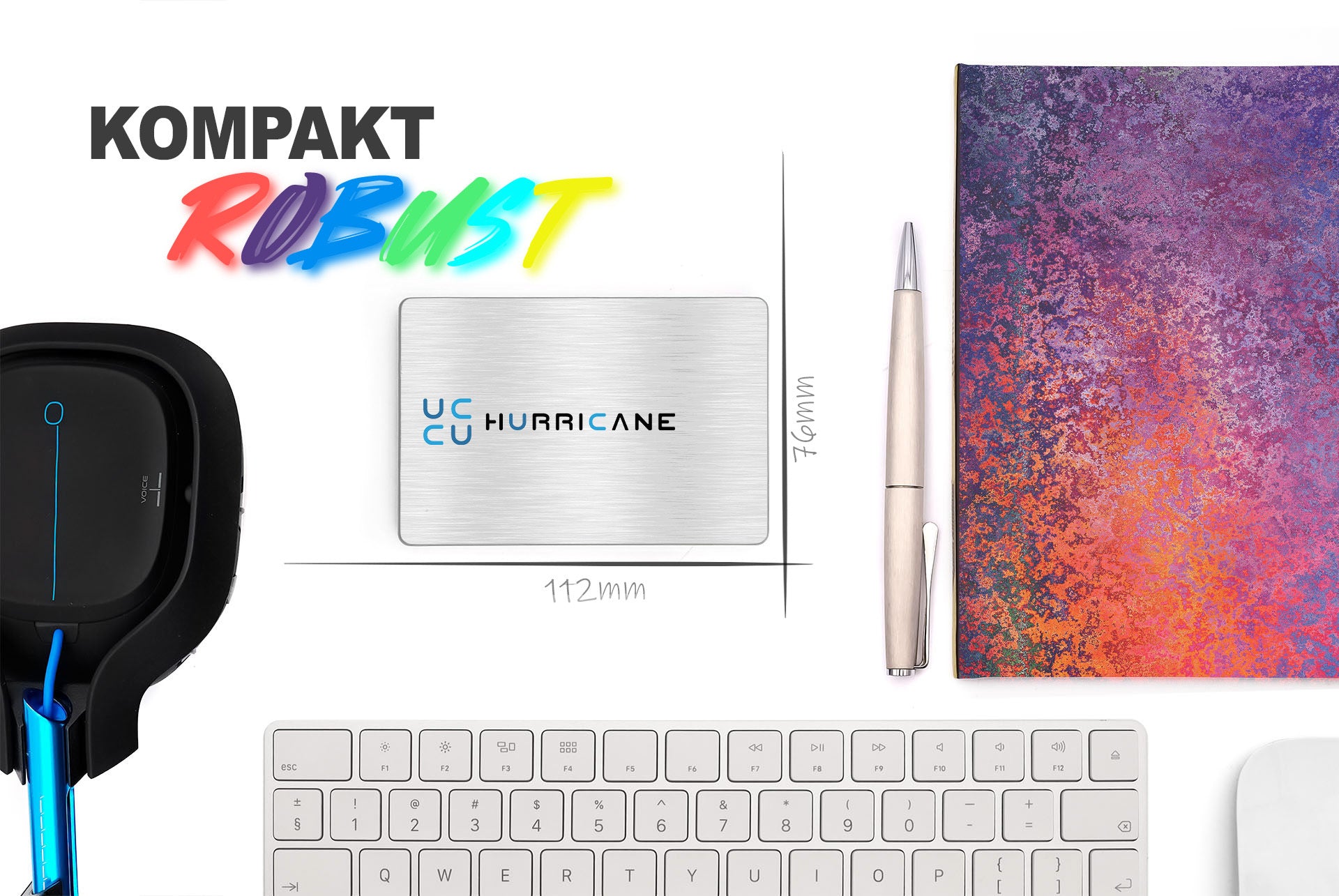 MD25U3 silver Hurricane 1TB 2.5 Zoll Externe tragbare Festplatte USB 3.0 External HDD Mobile Speicherplatte für Fotos smart TV PC Laptop Computer ps4 ps5 Xbox kompatibel mit Windows Mac OS Linux