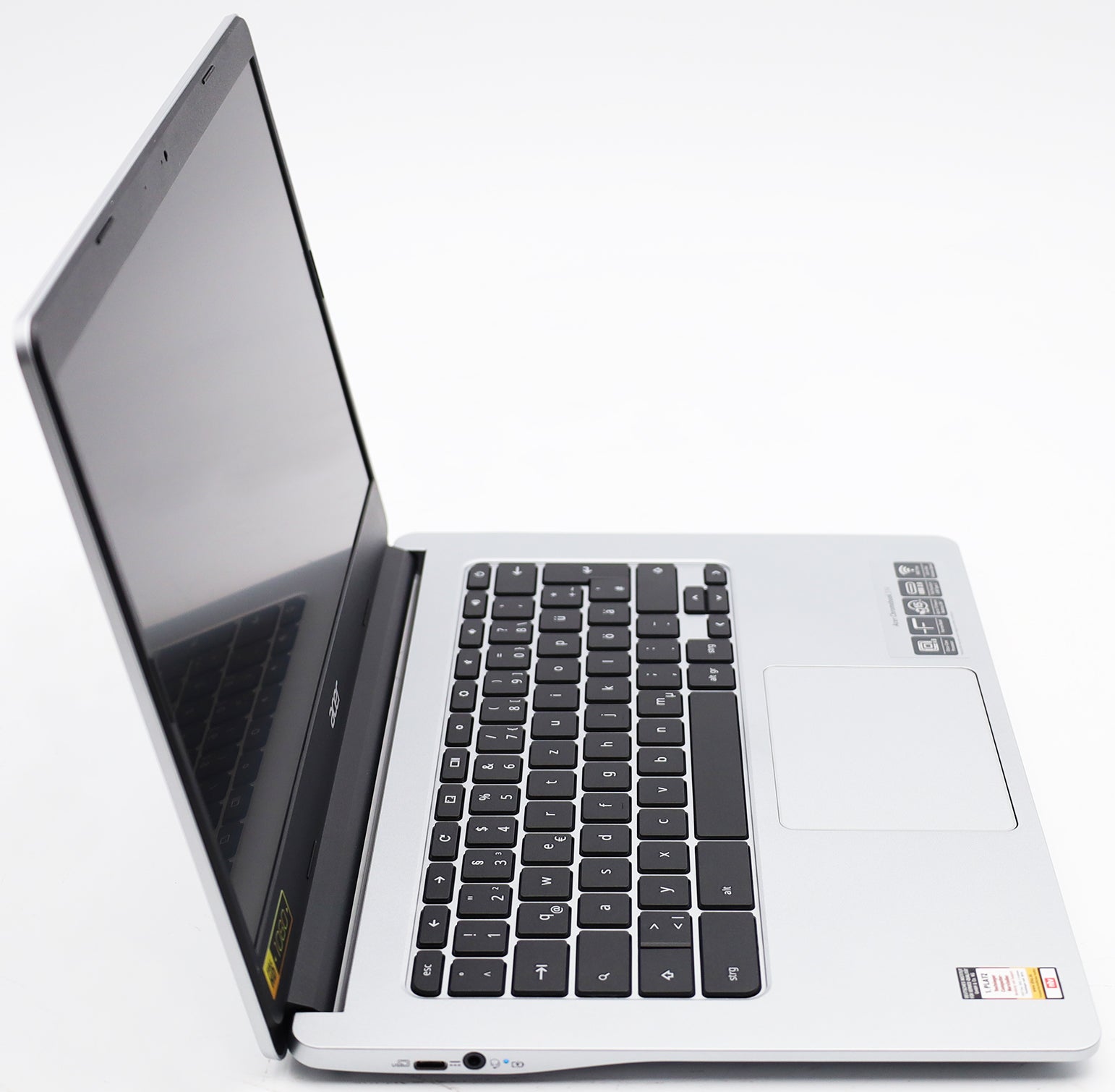 Acer Chromebook 14" Zoll Notebook silber MT8183 CPU 4GB RAM 64GB Flash DE