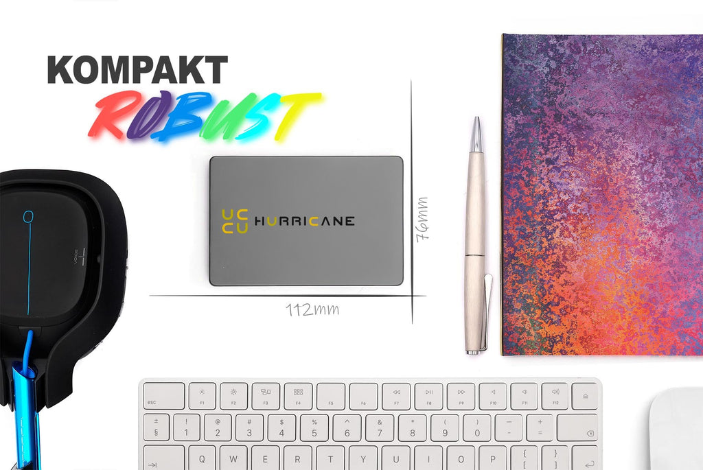 MD25C3 space gray Hurricane 500GB 2.5 Zoll Externe tragbare Festplatte USB Type C External HDD Mobile Speicherplatte für Fotos smart TV PC Laptop Computer ps4 ps5 Xbox kompatibel mit Windows Mac OS Linux