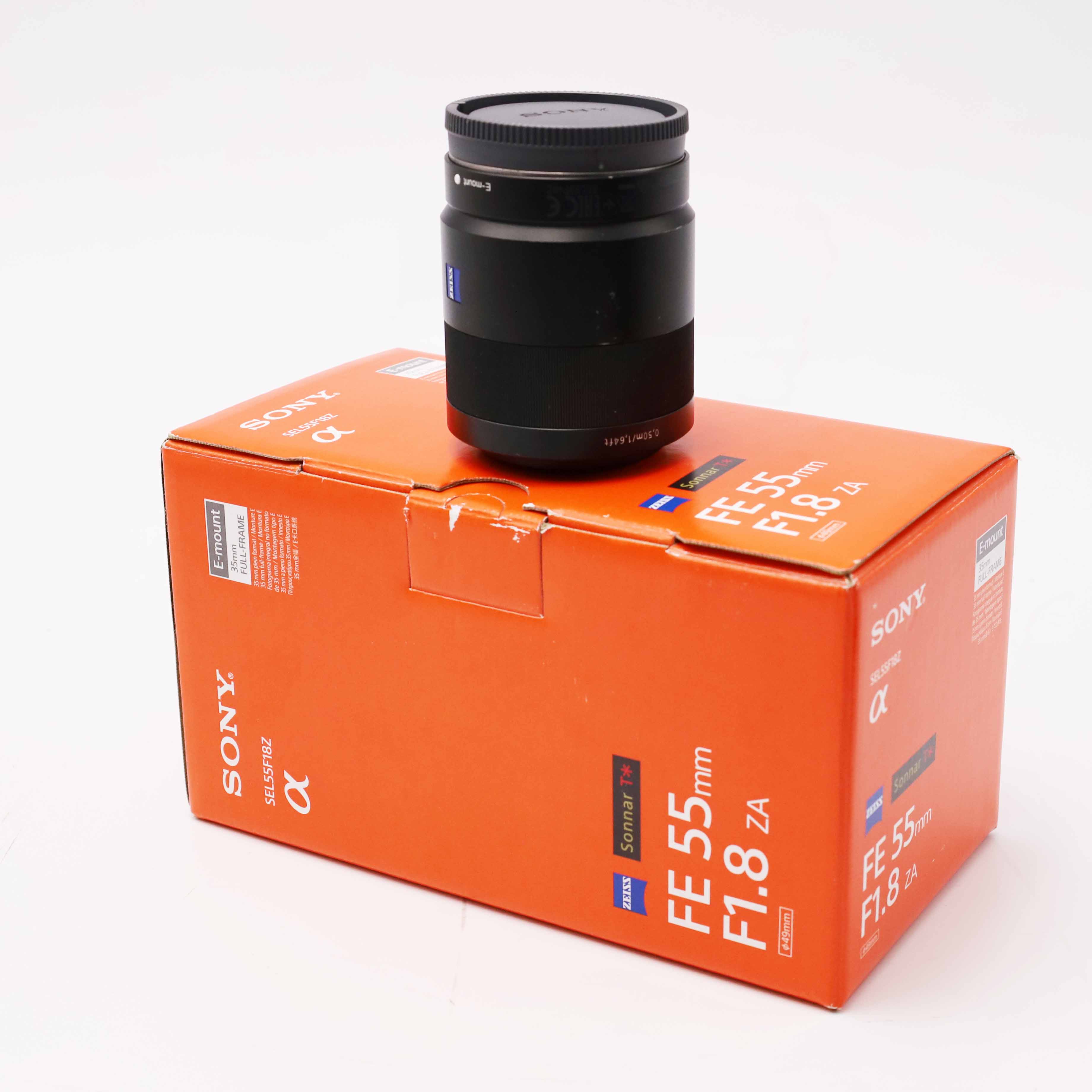 Sony SEL55F18Z Sonnar T FE 55 mm F1,8 ZA Standardobjektiv mit Festbrennweite Tag Nacht