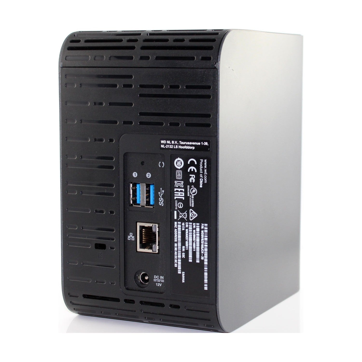 Western Digital My Cloud EX2 Ultra NAS 1x Gb LAN 2x USB 3.0 Diskless