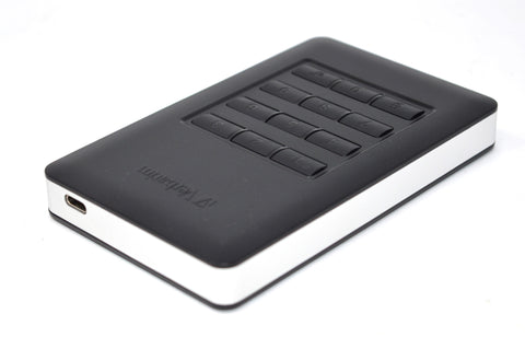 Verbatim Store ‘n’ Go Secure Portable 1 TB Externe Festplatte mit Code Zugang