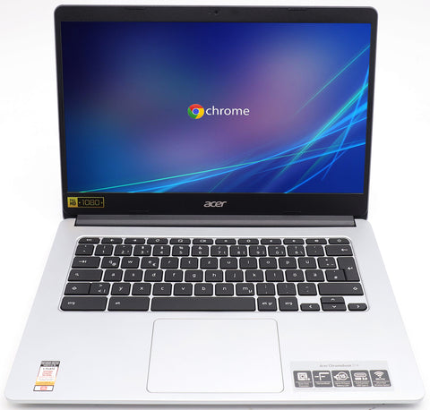 Acer Chromebook 14" Zoll Notebook silber MT8183 CPU 4GB RAM 64GB Flash DE
