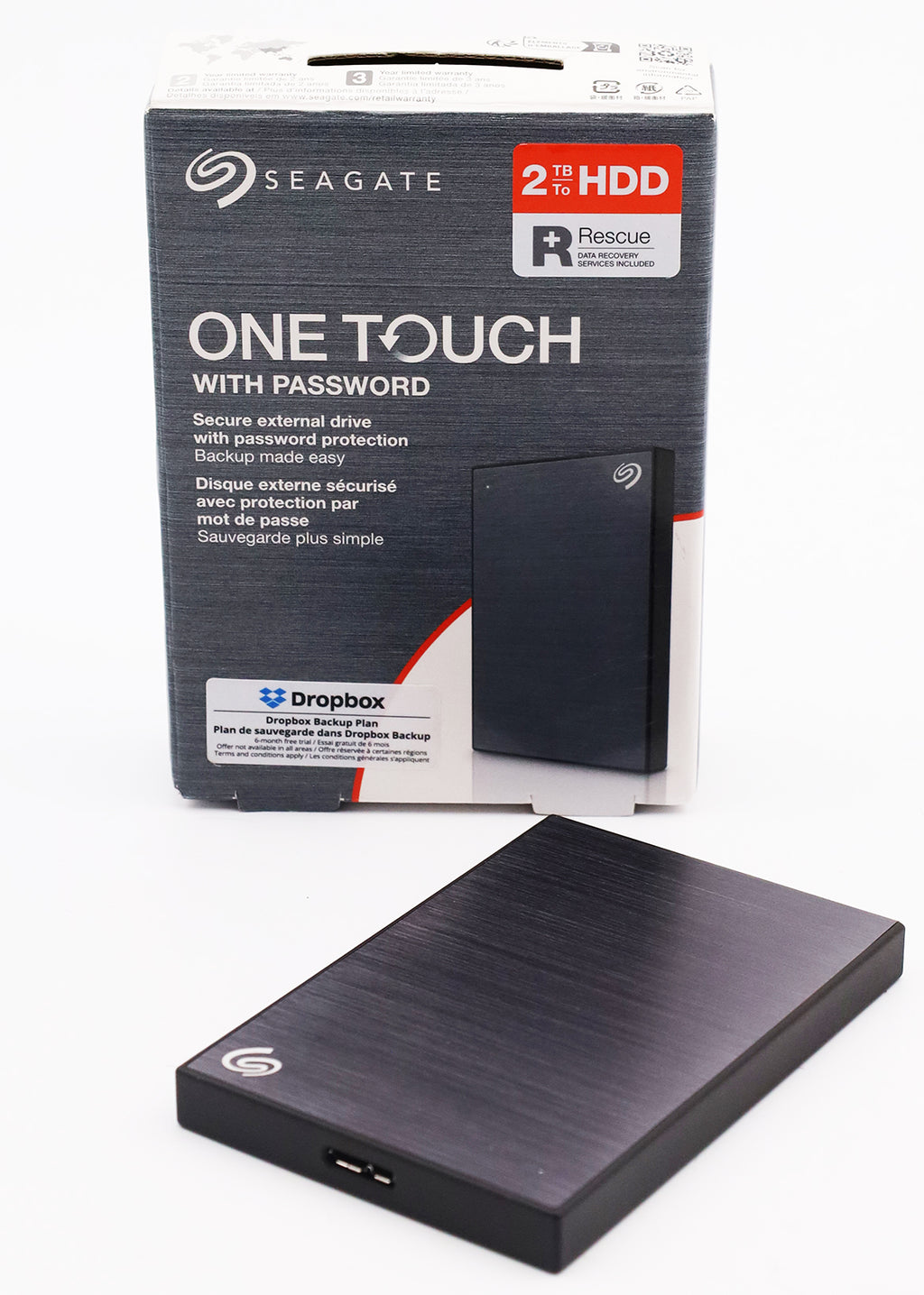 Seagate One Touch 2TB tragbare externe Festplatte STKY2000404 2,5 Zoll