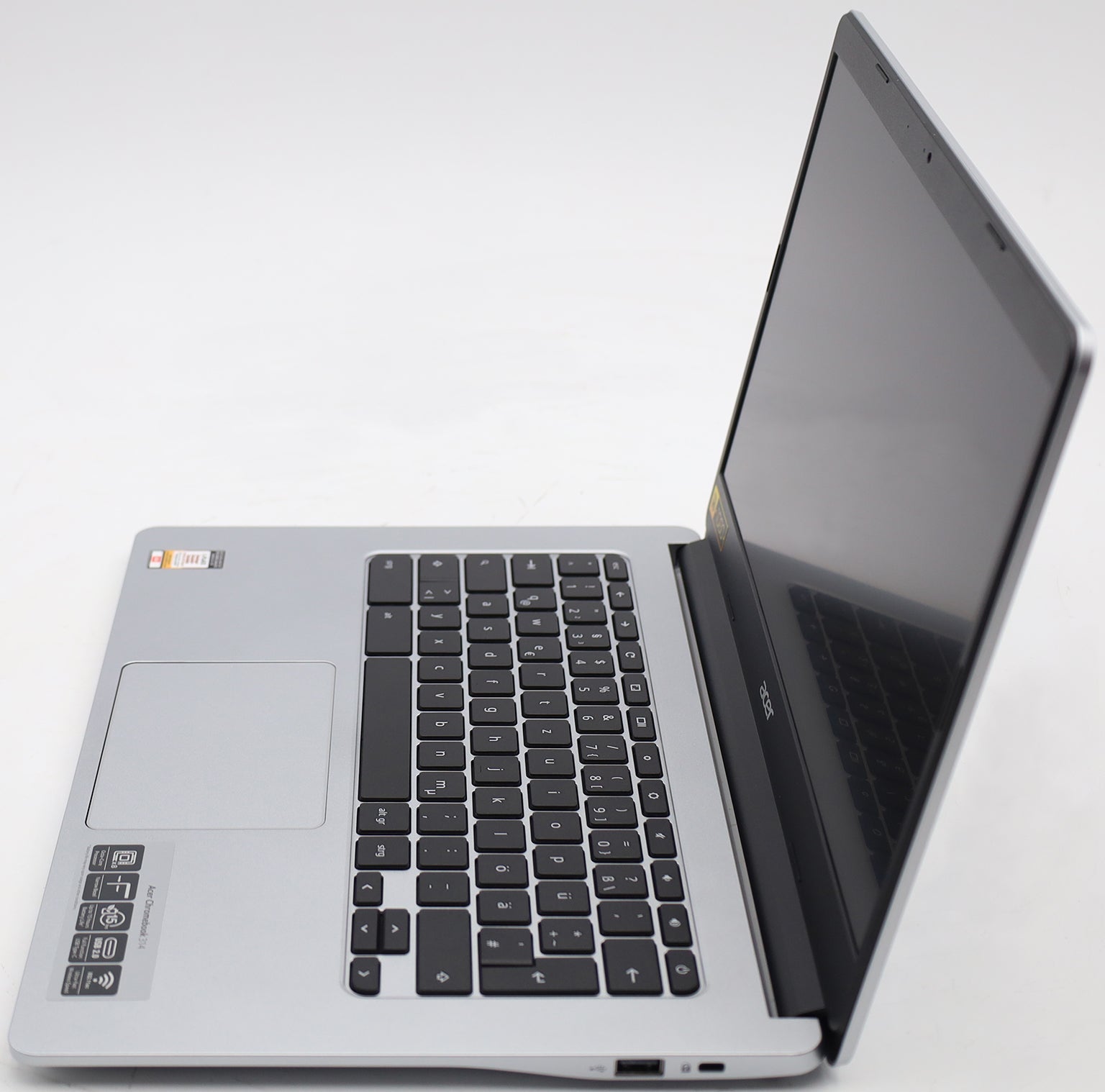 Acer Chromebook 14" Zoll Notebook silber MT8183 CPU 4GB RAM 64GB Flash DE