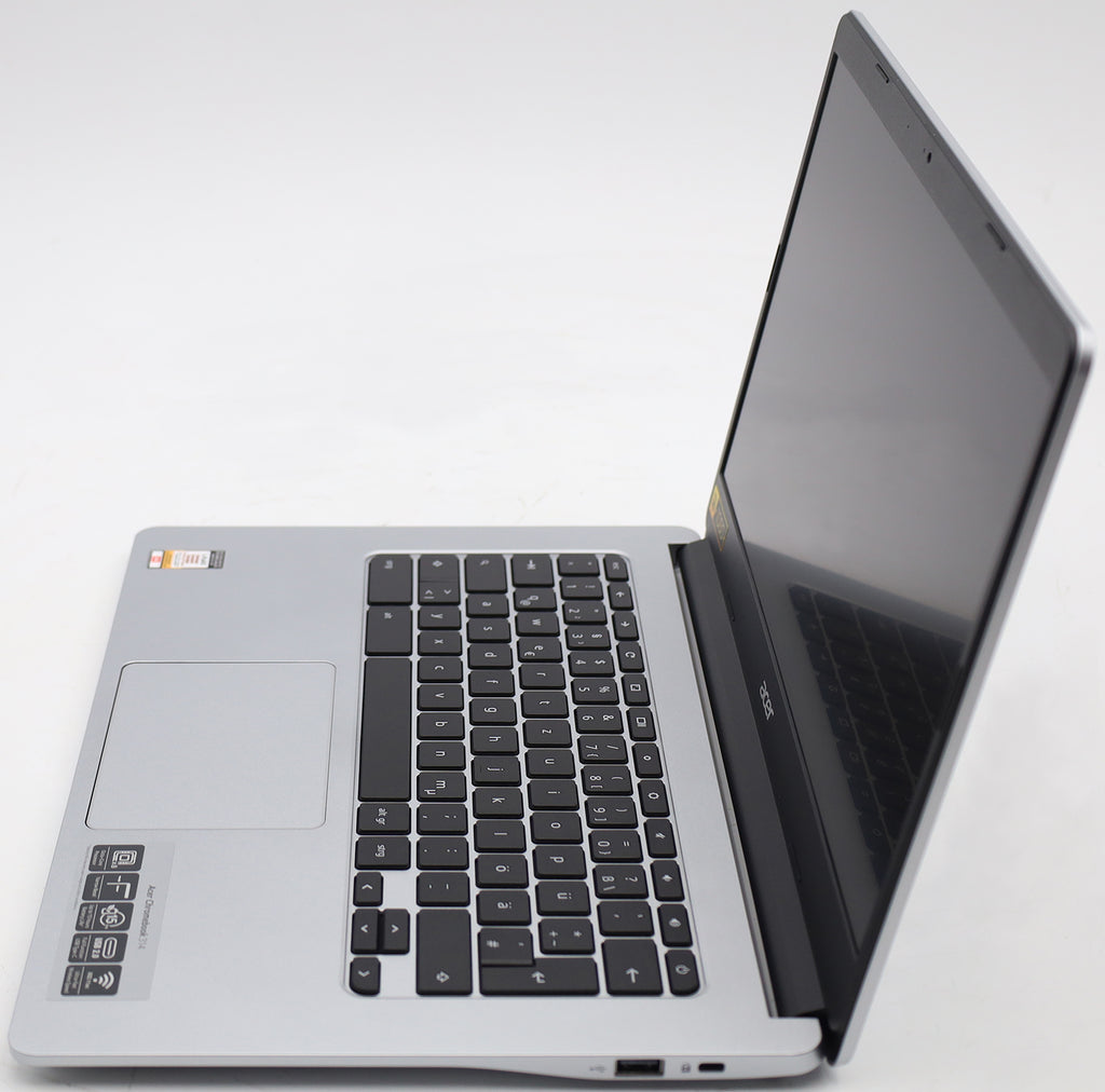 Acer Chromebook 14" Zoll Notebook silber MT8183 CPU 4GB RAM 64GB Flash DE