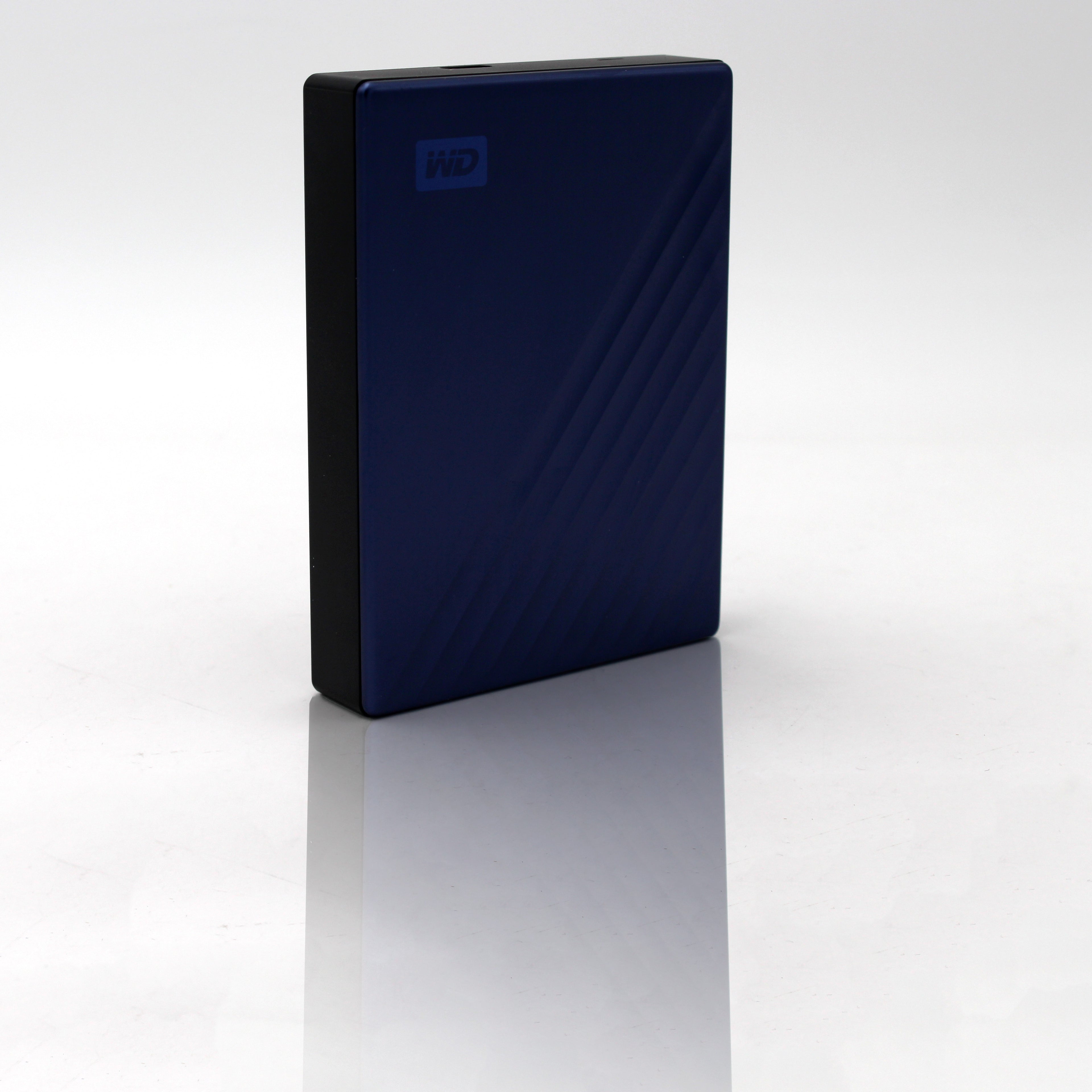 WD my Passport Ultra Externe Fesptlatte 5 TB Externe Festplatte USB-C Blau WDBFTM0050BBL-WESN
