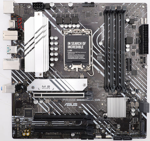 ASUS PRIME B660M-A D4 Gaming Mainboard Sockel Intel LGA 1700 Intel B660 mATX