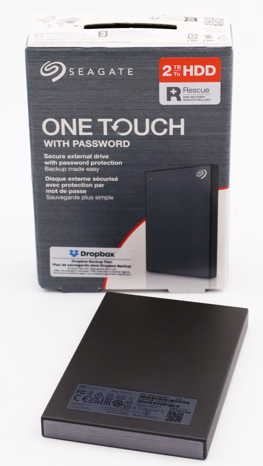 Seagate One Touch 2TB tragbare externe Festplatte STKY2000404 2,5 Zoll