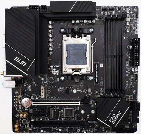 MSI PRO B650M-A WiFi Mainboard Micro-ATX AM5 DDR5 B650 OHNE Zubehör