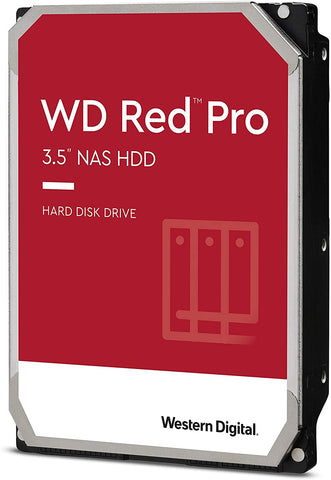WD Rot Pro 10TB 3.5" NAS HDD 7200RPM 256MB Puffer SATA III WD102KFBX