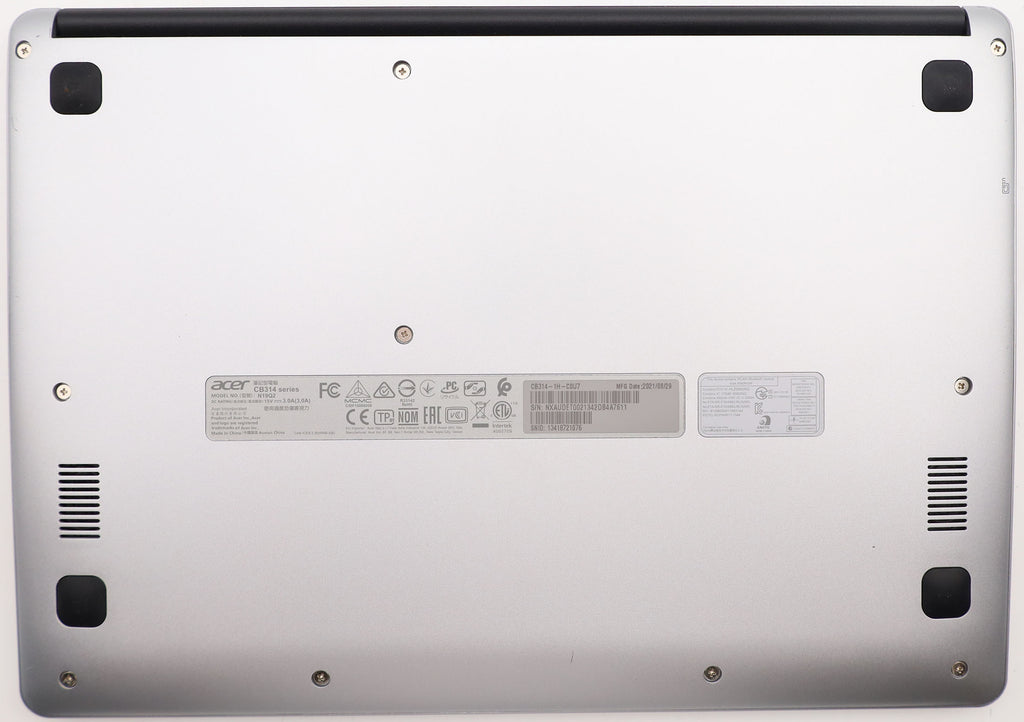 Acer Chromebook 14 CB314-1H-C0U7 silber Celeron N4020 4GB RAM 64GB Flash QWERTY