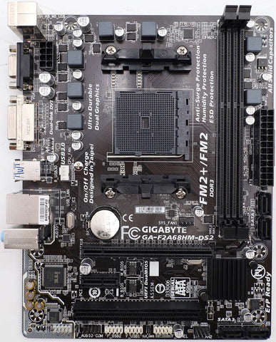 GIGABYTE GA-F2A68HM-DS2 Mainboard µATX  AMD FM2  DDR3 RAM