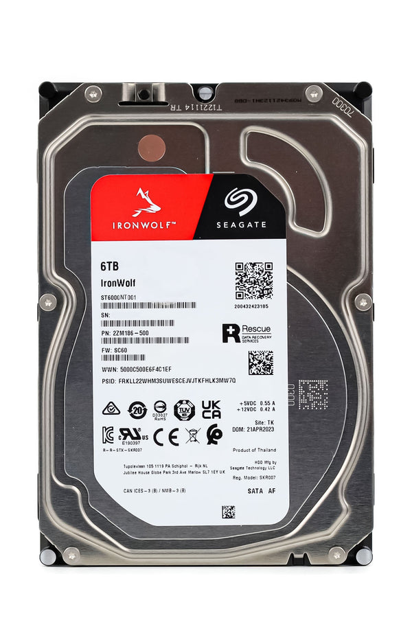 Seagate IronWolf Pro 6 TB NAS interne Festplatte 3.5" 7200U/Min 256MB ST6000NT00