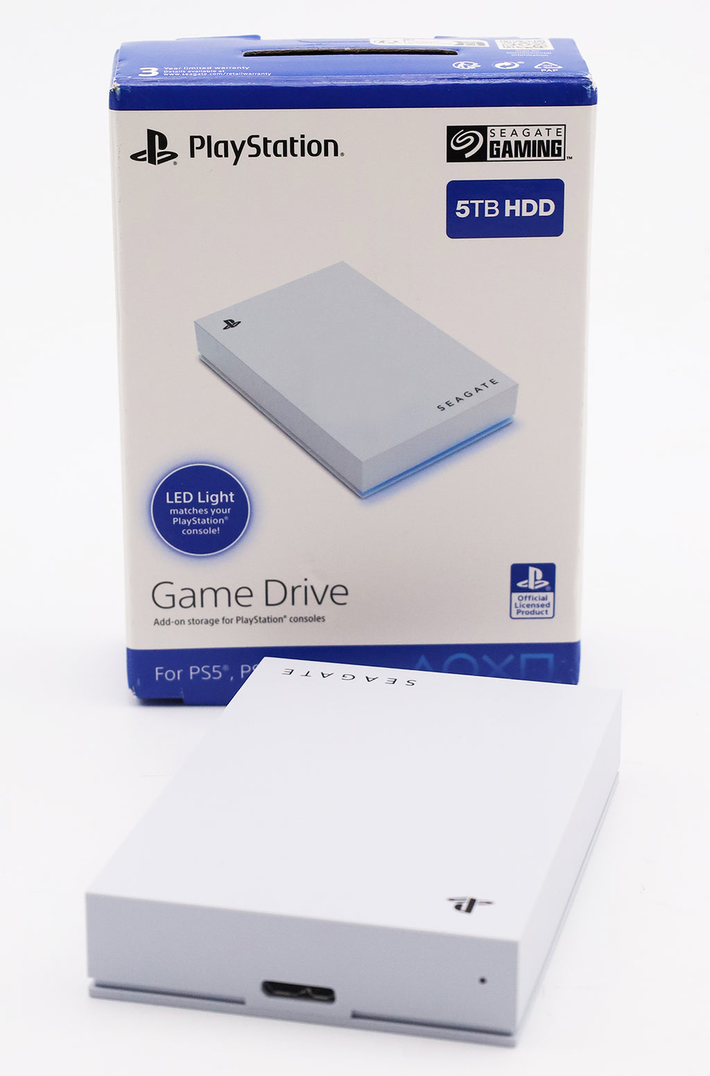 Seagate Game Drive PS4/PS5, 5TB, tragbare externe Festplatte, 2.5 Zoll, USB 3.0