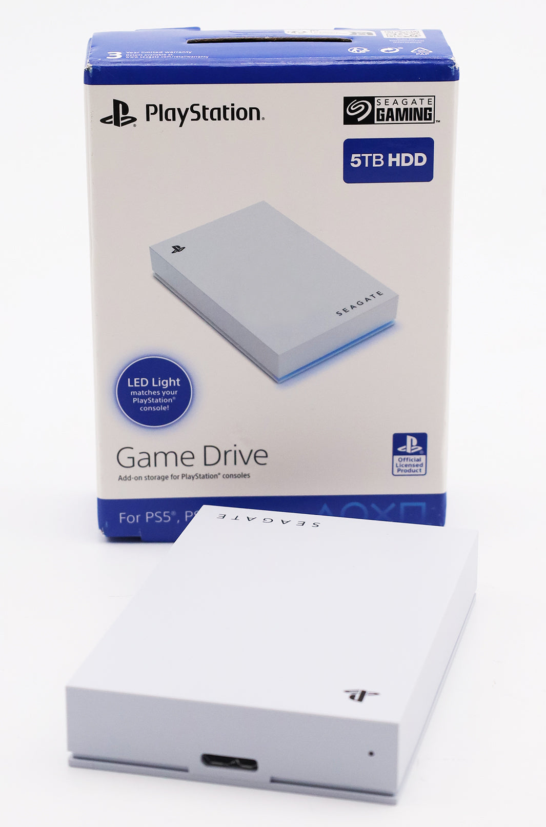 Seagate Game Drive PS4/PS5, 5TB, tragbare externe Festplatte, 2.5 Zoll, USB 3.0