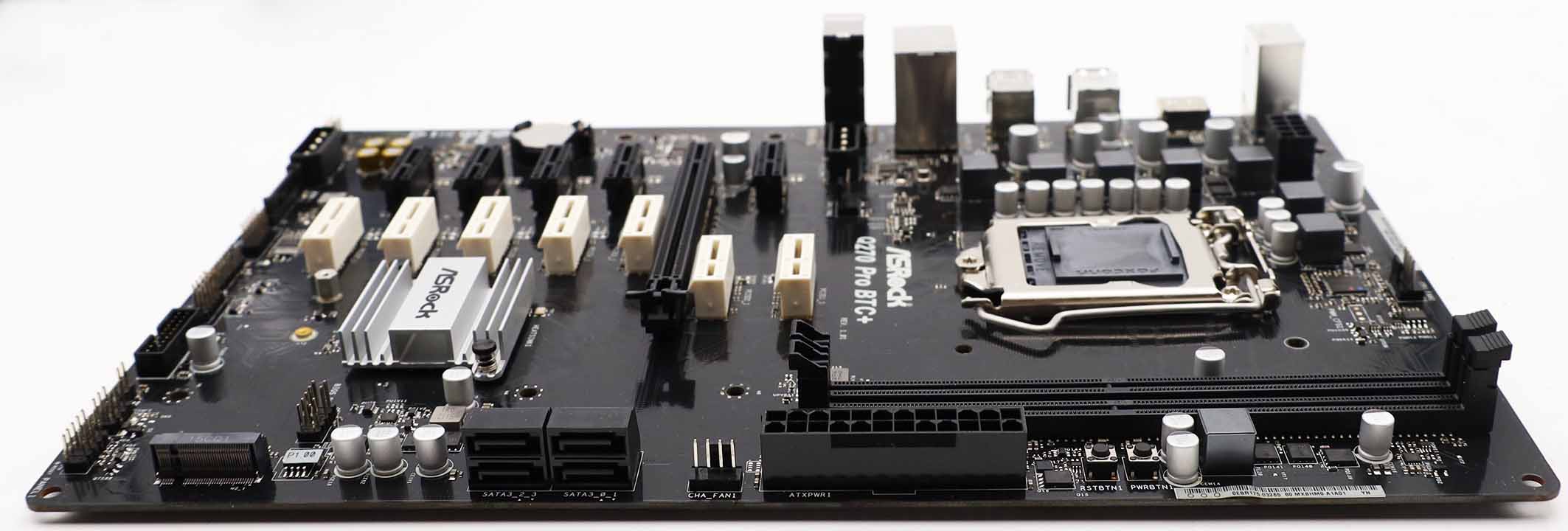 ASRock Q270 PRO BTC+ 90-MXBHM0-A0UAYZ Schwarz OHNE I/O Shield