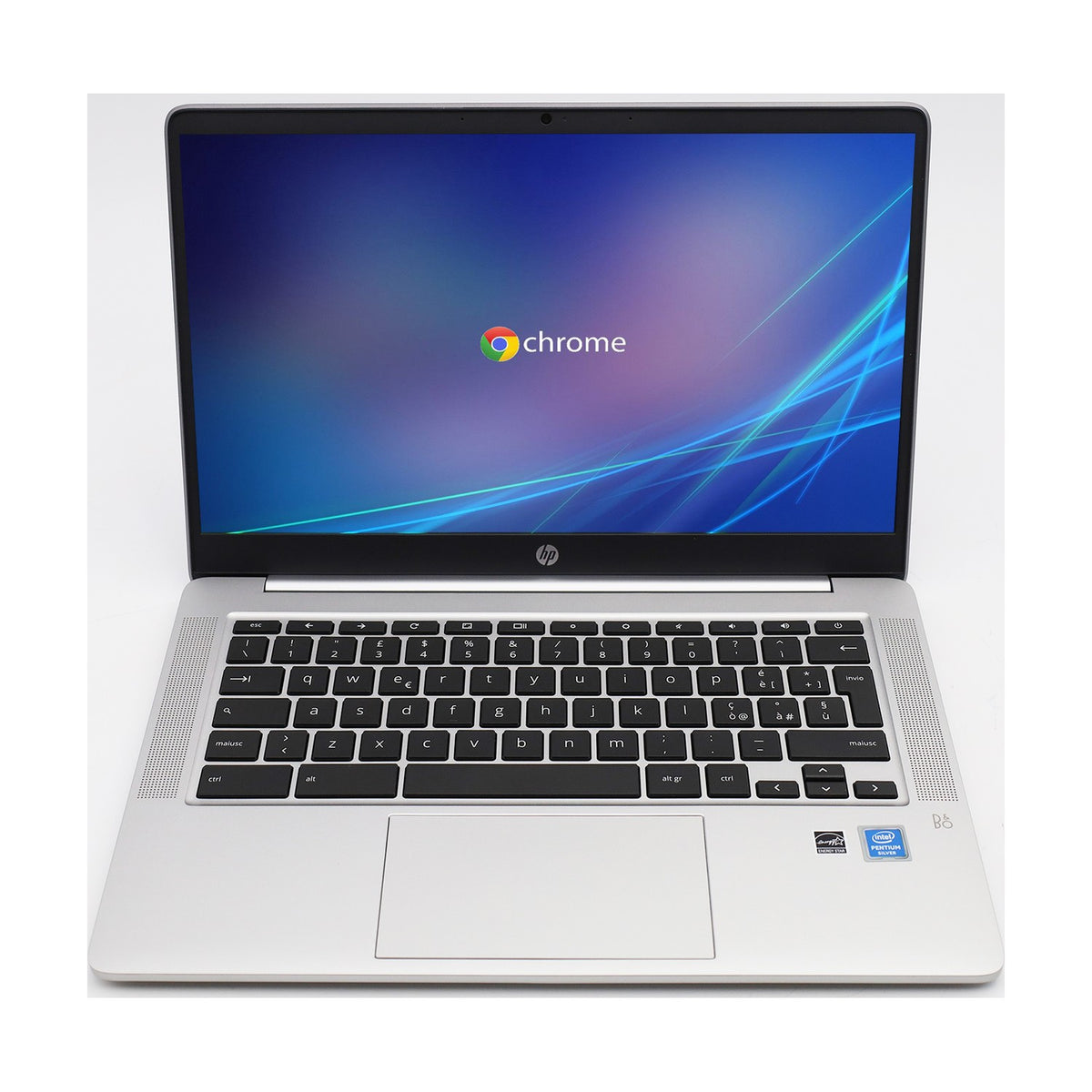 HP Chromebook 14" Intel N5030 8GB RAM eMMC 128GB Grafik Intel UHD 605 ITA-Layout