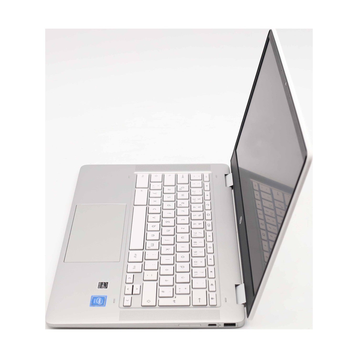 HP Chromebook x360 14a-ca0220ng Ceramic White Celeron N4120 4GB RAM 64GB eMMC DE