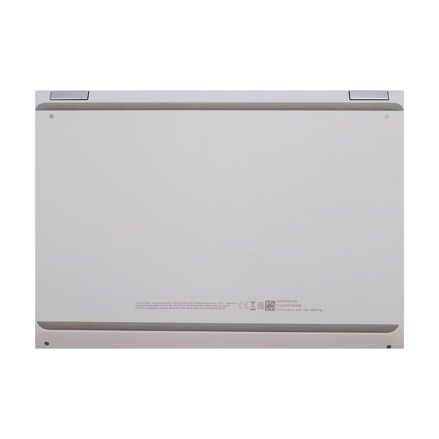 HP Chromebook x360 14b-cd0213ng Glacier Silver N100 4GB RAM 128GB Flash DE