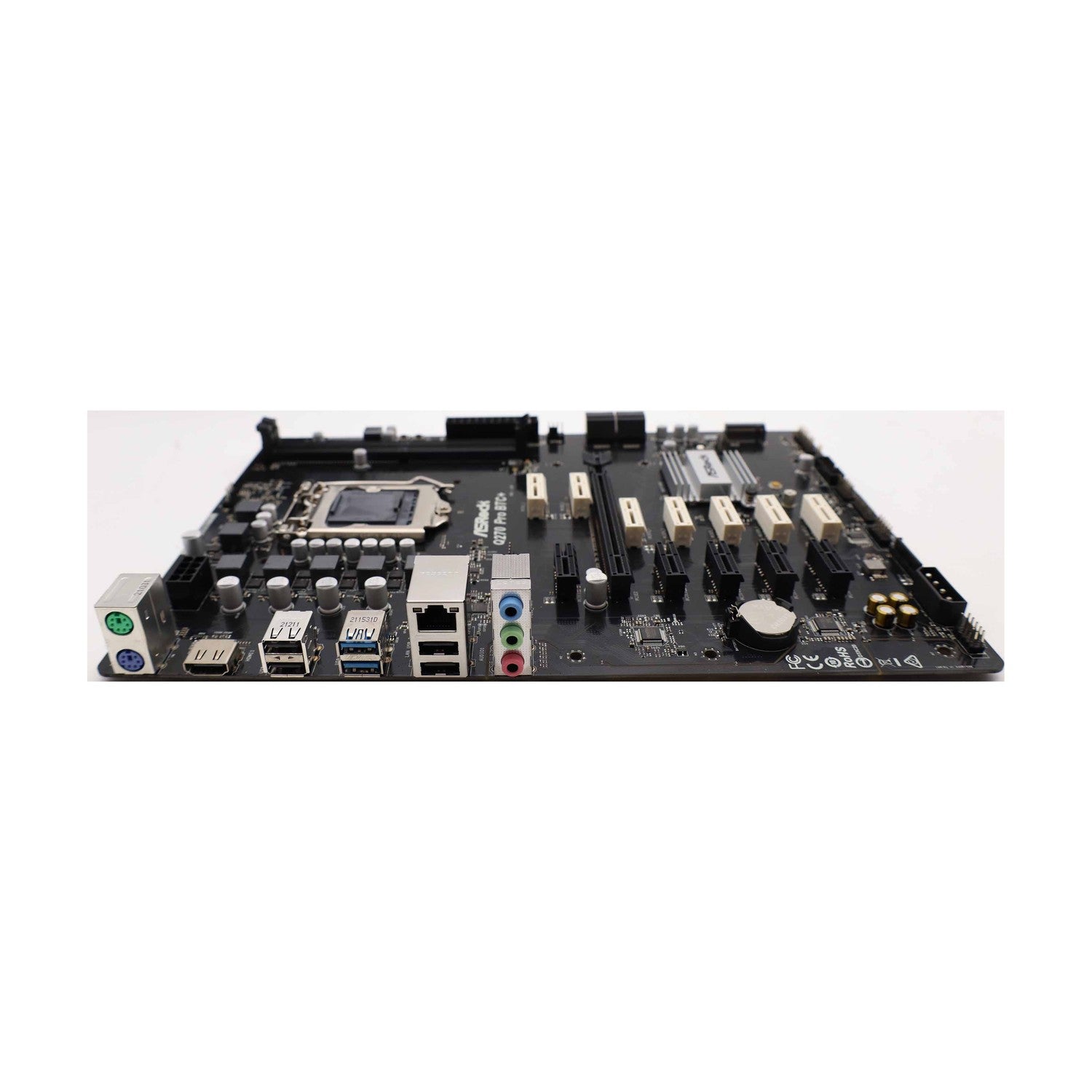 ASRock Q270 PRO BTC+ 90-MXBHM0-A0UAYZ Schwarz OHNE I/O Shield
