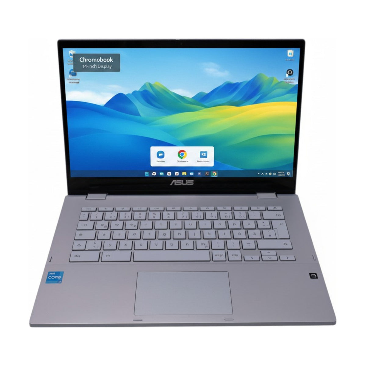 ASUS Chromebook Flip CX3 CX3400FMA AI Blue Core i3-1110G4 8GB RAM 128GB SSD DE