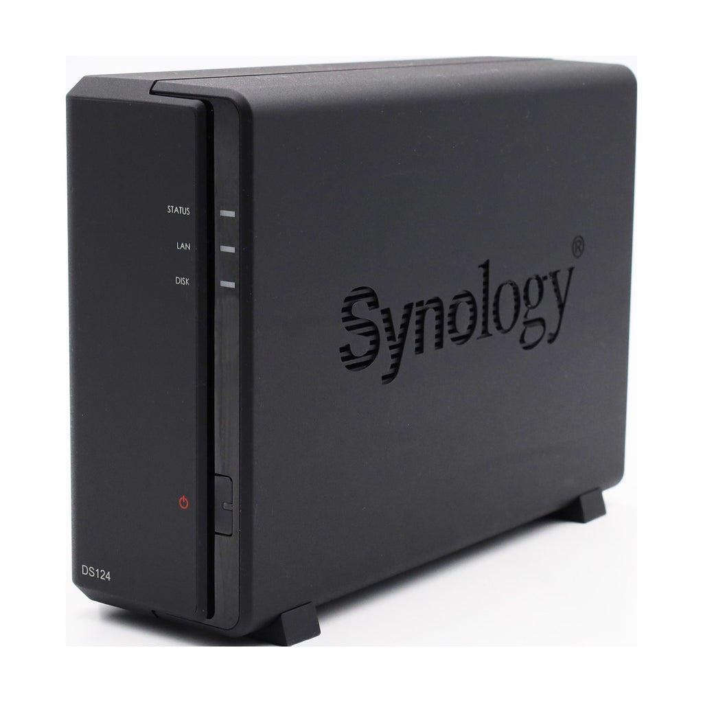 Synology DS124 1-Bay Diskstation NAS Realtek RTD1619B 4-Core 1.7 GHz 1GB DDR4
