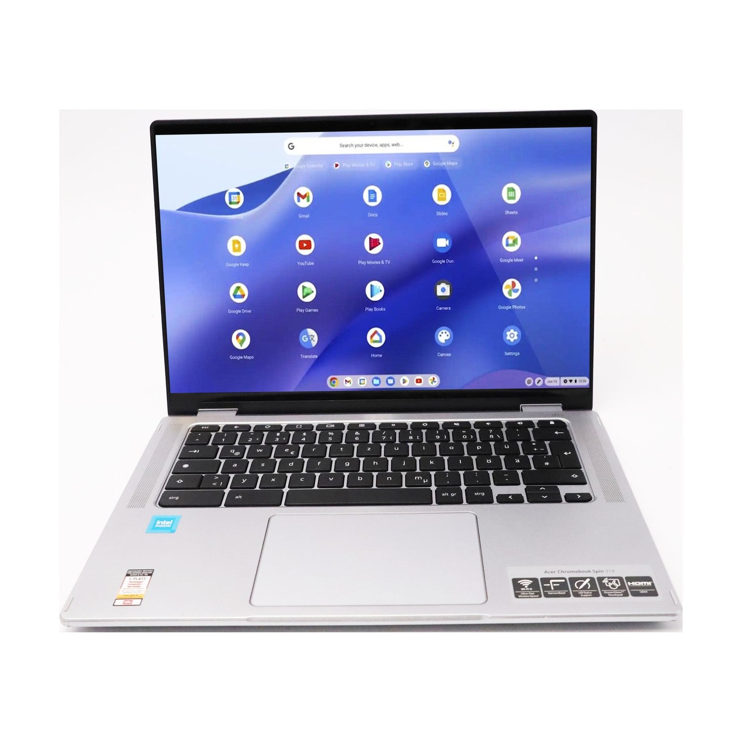Acer Chromebook Spin 314 14" FHD Intel Celeron N4500 4GB RAM 64GB eMMC ChromeOS
