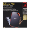 SanDisk Extreme Pro Portable SSD V2 4TB externe Festplatte SDSSDE81-4T00-G25