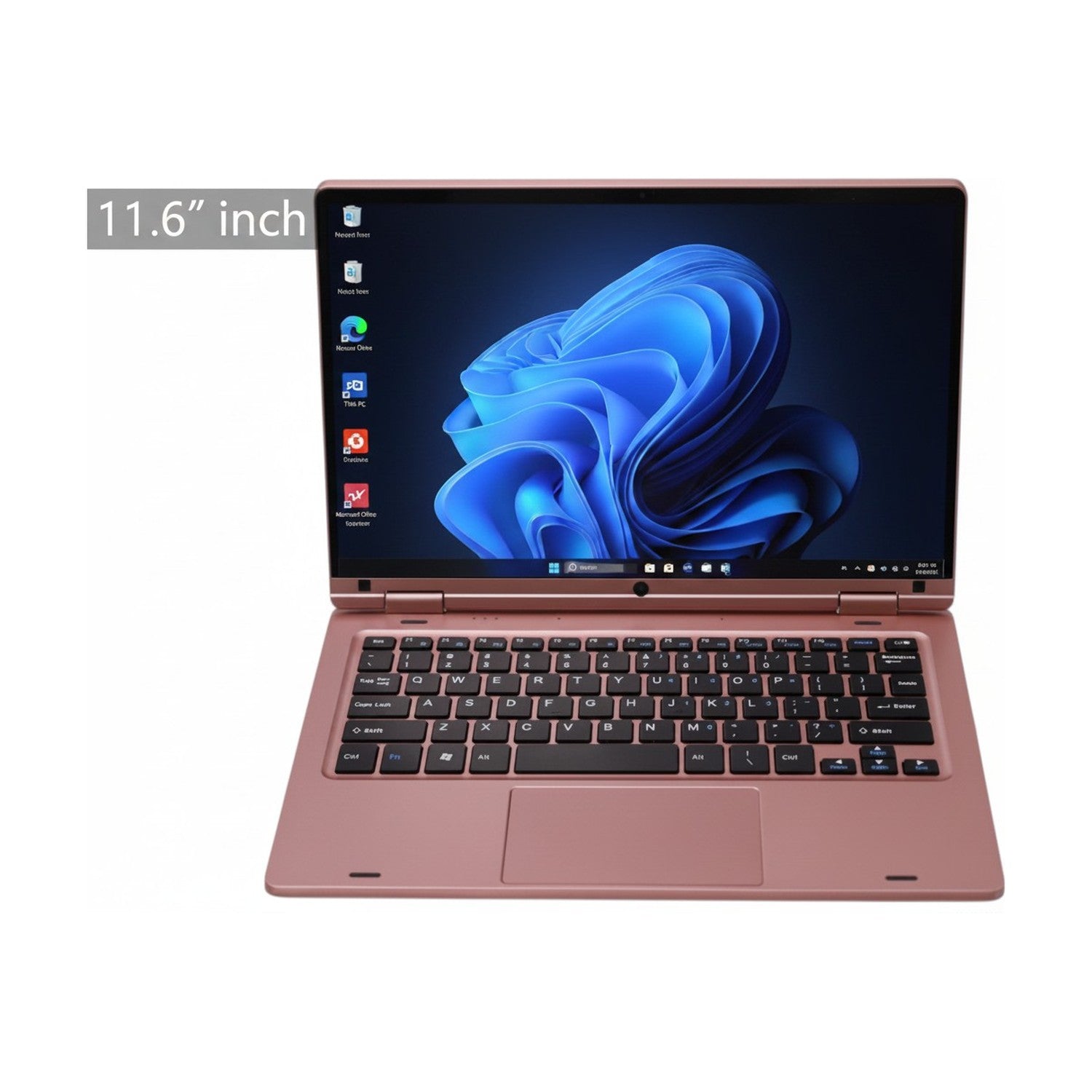 Laptop Celeron N4020 11,6 Zoll 360 Grad klappbar 6GB RAM 128GB SSD WLAN