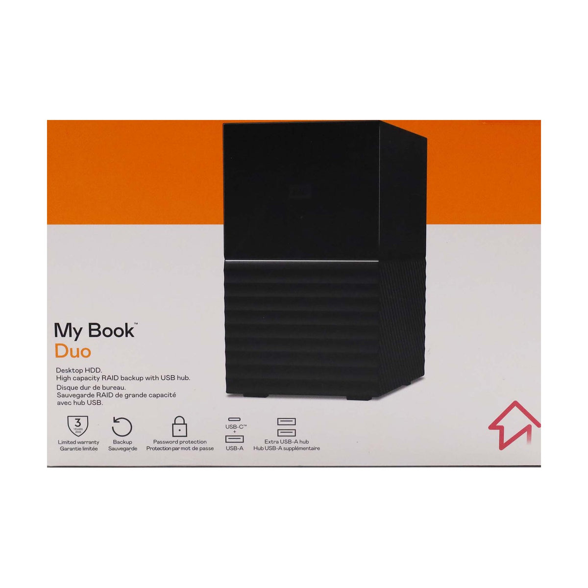 Western Digital WDBFBE0240JBK-EESN My Book Duo 24TB