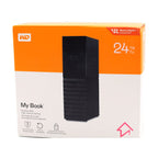 WD My Book 24 TB USB 3.0 Desktop-Festplatte mit Passwortschutz Desktopspeicher