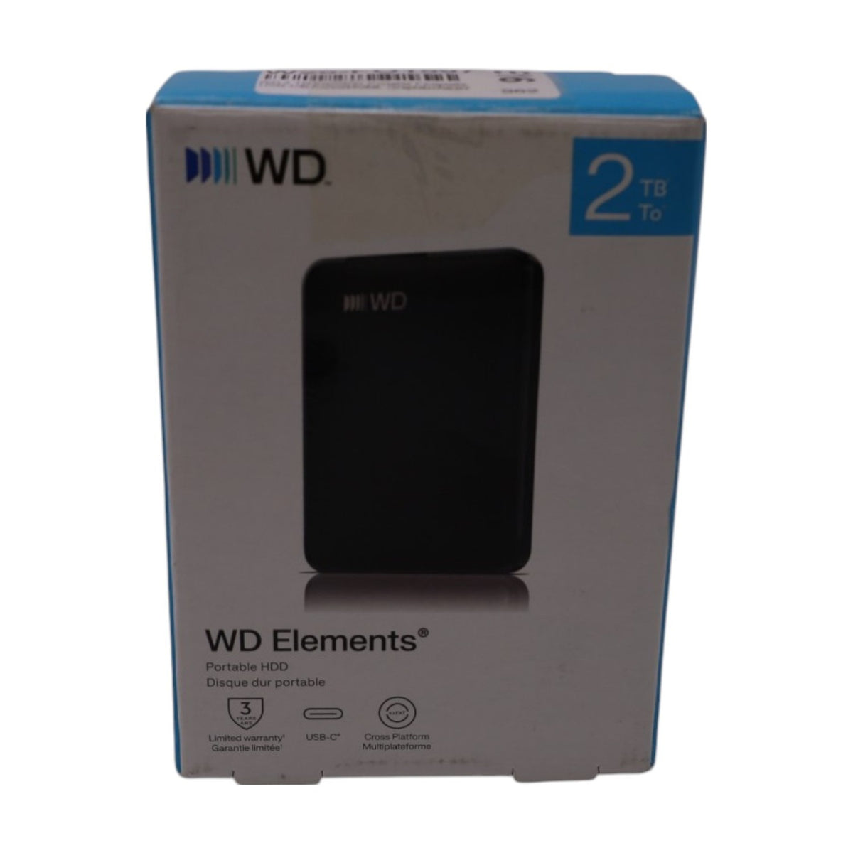Western Digital WD Elements Portable 2TB USB-C 3.0 WDBDTV0020BBK