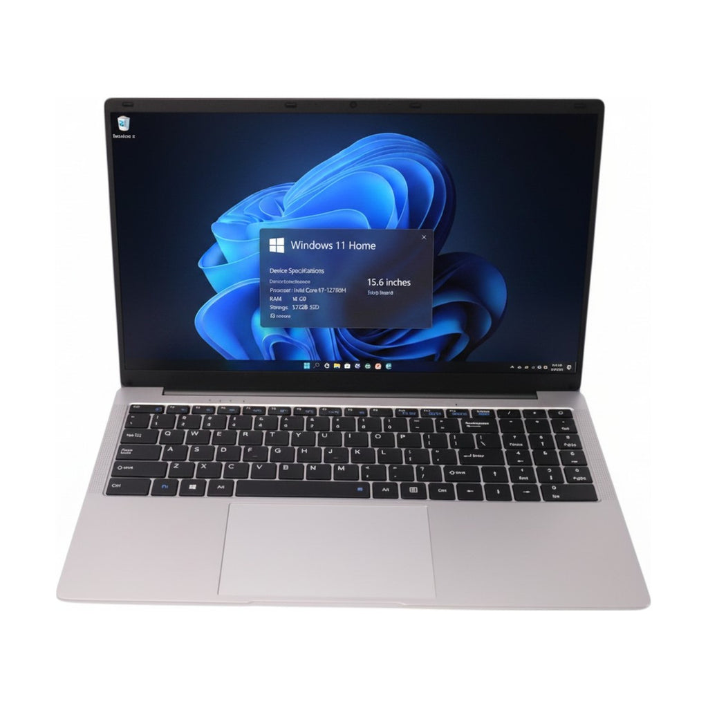 NIZIHI Laptop 15,6 Zoll Celeron N4000 Laptop 8GB RAM 256GB SSD Full HD Dipslay