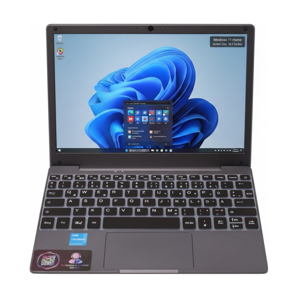 IUGNG Notebook Mini-Laptop 10,1 Zoll Celeron N4020 8GB 128GB SSD RAM Win11