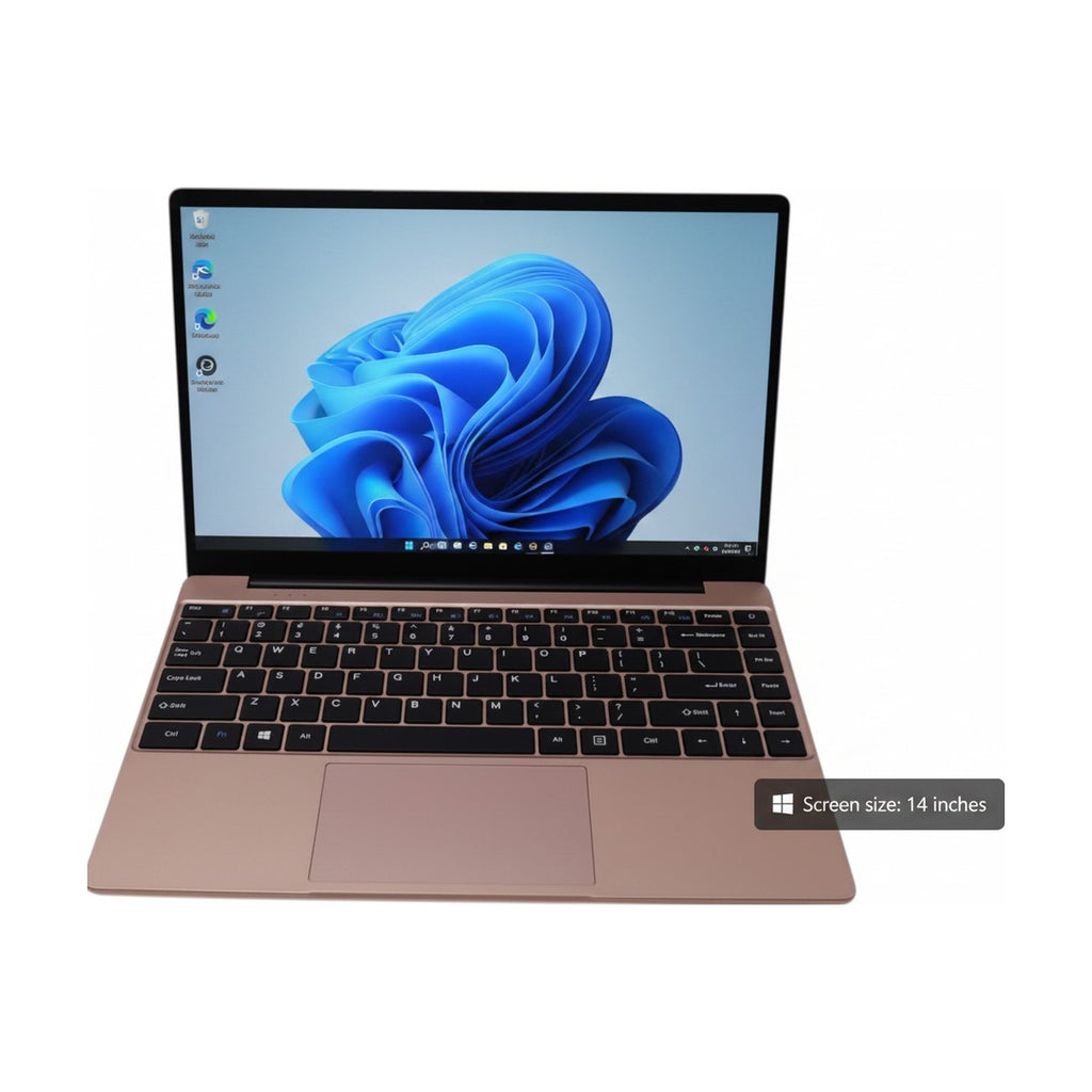 WOZIFAN Notebook N4020 CPU 6GB RAM 256GB SSD 14" Zoll Win11 1080P 2.4G+5G WiFi