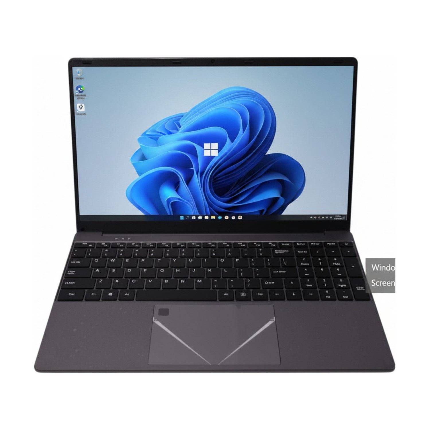 PINSTONE 15,6 Zoll Laptop mit 16 GB RAM und 512 GB SSD Celeron N5095 CPU FHD FR