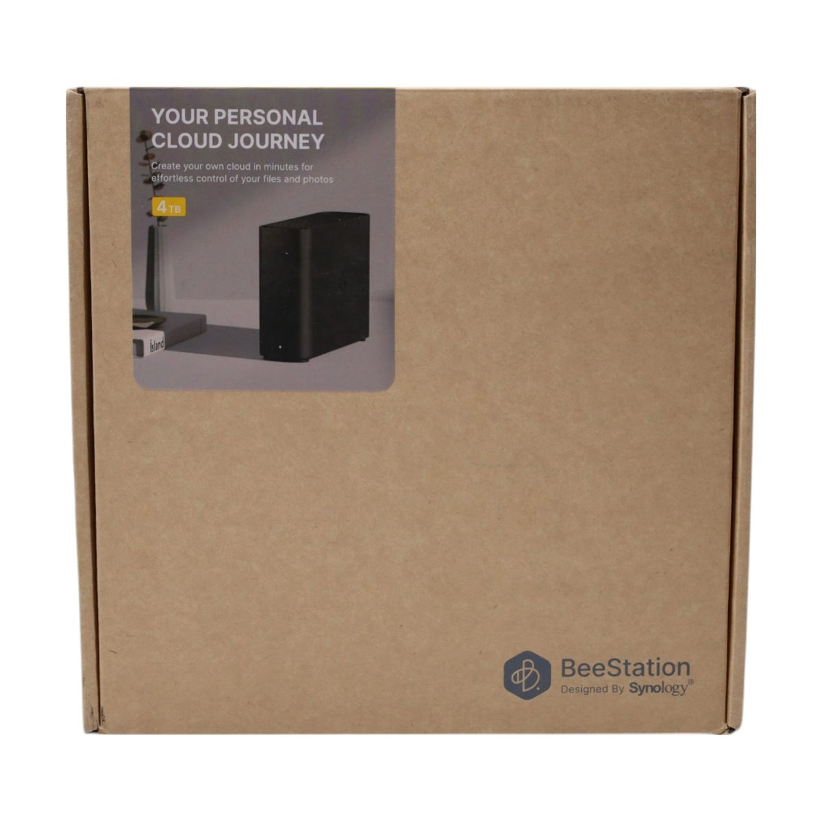 Synology BeeStation BST151-4T 2 GB RAM 4 TB HDD NAS Desktop Server Schwarz
