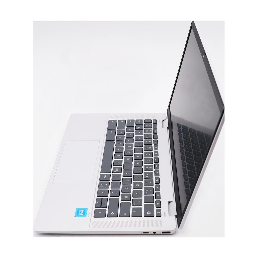 HP Chromebook x360 14b-cd0213ng Glacier Silver N100 4GB RAM 128GB Flash DE