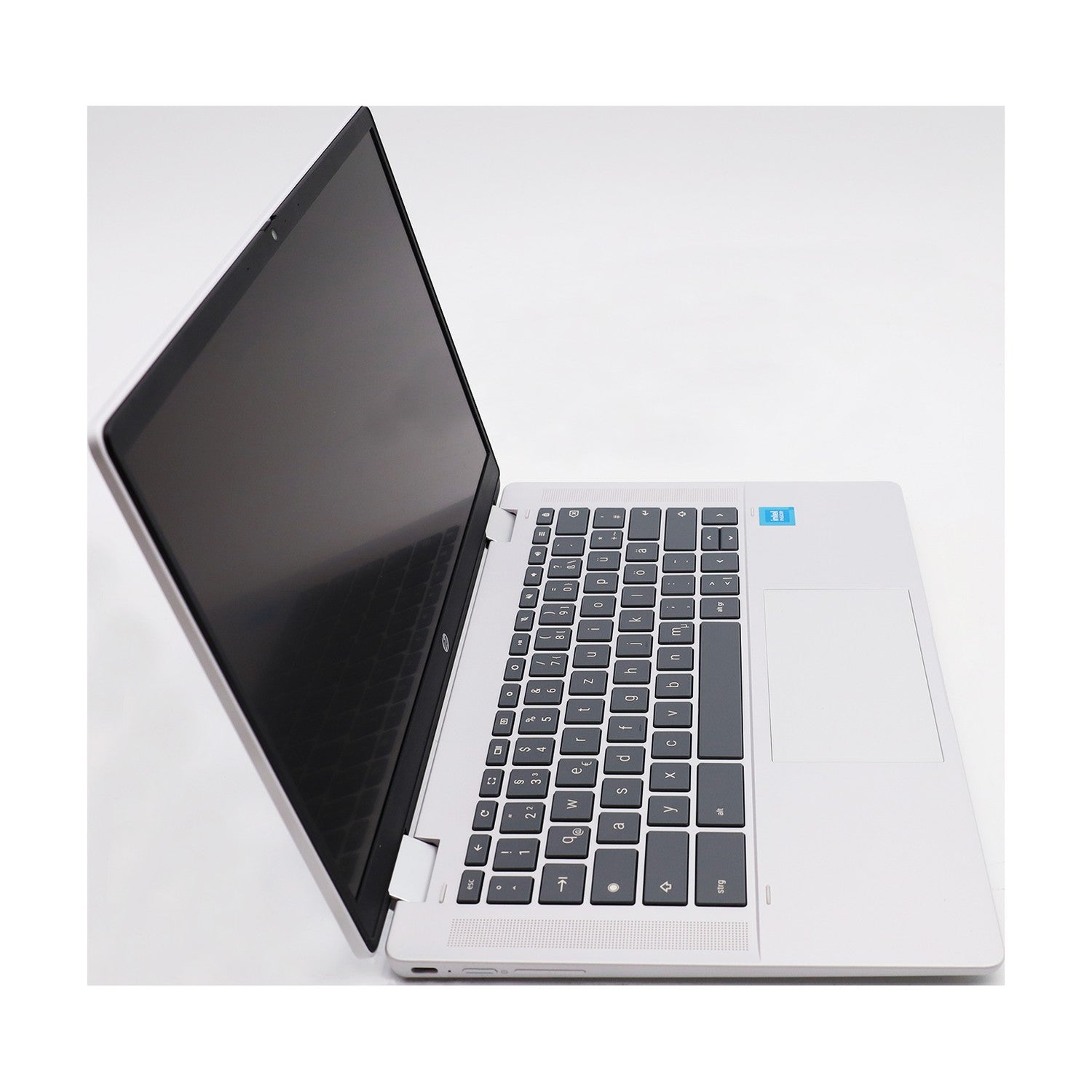 HP Chromebook x360 14b-cd0213ng Glacier Silver N100 4GB RAM 128GB Flash DE