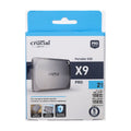 Crucial X9 Pro Portable SSD 2TB USB-C 3.1 Solid State Drive externer Datenträger