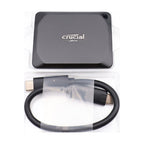 Crucial X10 Pro 4TB Externe SSD Festplatte, bis zu 2100MB/s Lesen und 2000MB/s.