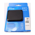 Crucial X10 2TB Externe SSD Festplatte, bis zu 2.100MB/s, USB-C 3.2 Gen2, IP65