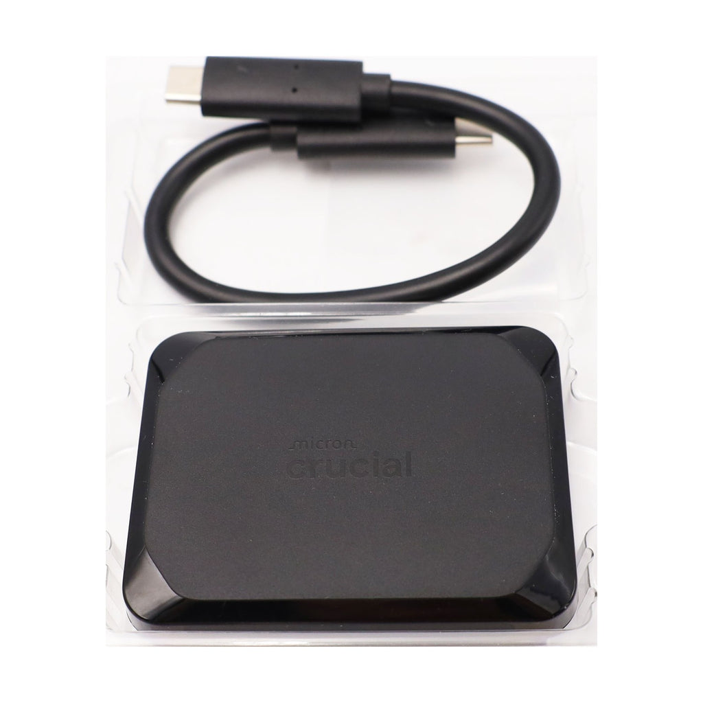 Crucial X10 2TB Externe SSD Festplatte, bis zu 2.100MB/s, USB-C 3.2 Gen2, IP65